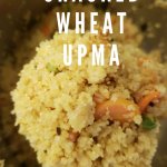 Instantpot Bulgur pilaf|wheat vegetable upma recipe