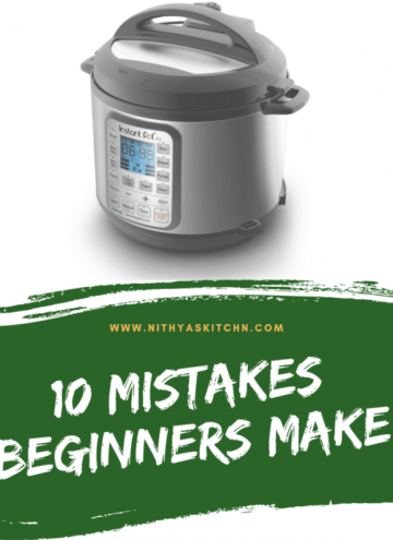 10 mistakes beginners make - instant pot