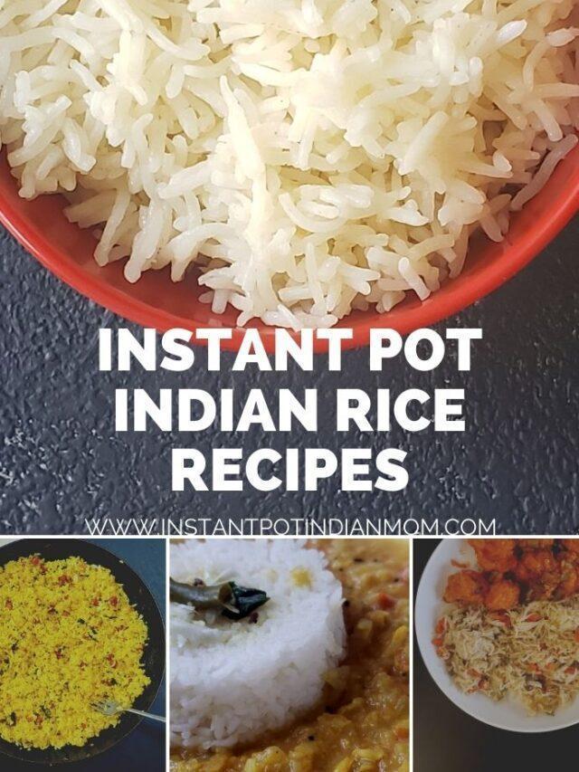 5 instant pot indian rice recipes you should try