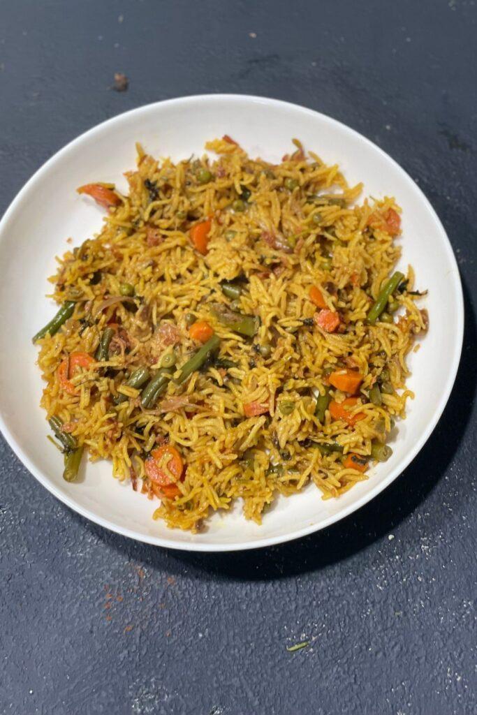 vegetable biryani instant pot