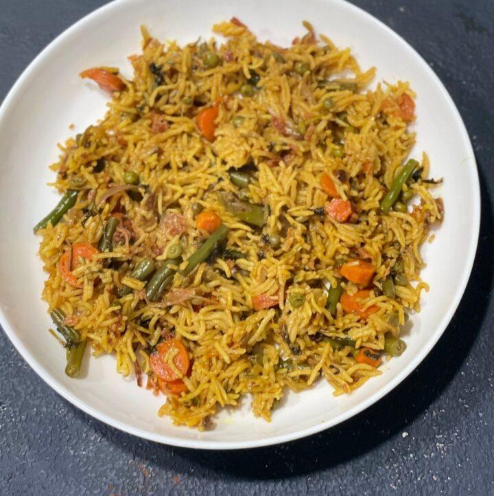 vegetable biryani instant pot