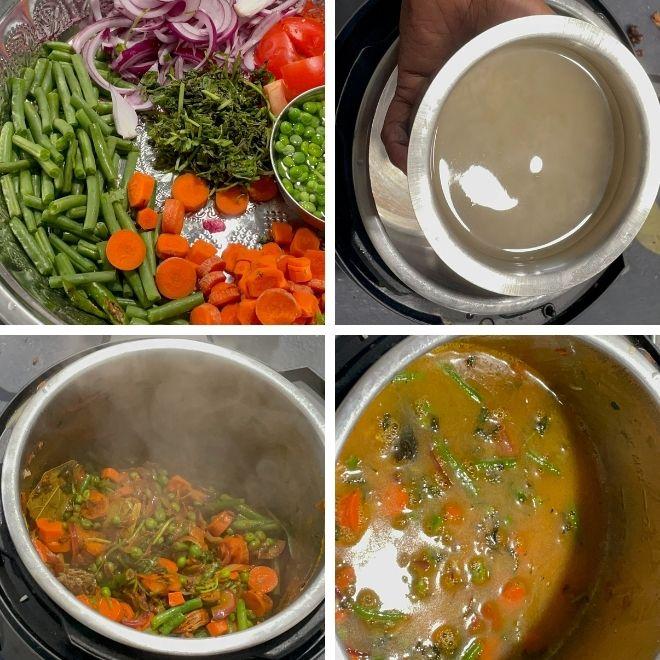 vegetable biryani instant pot